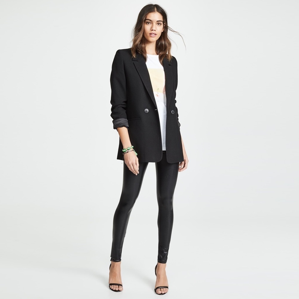 Commando - Perfect Control Faux Leather Leggings - Black